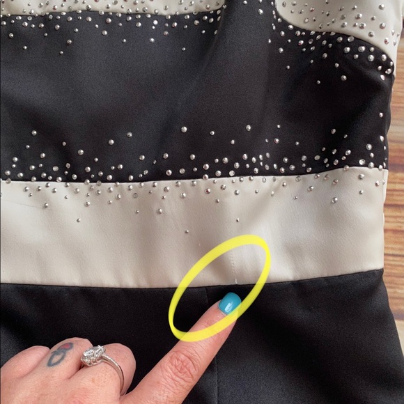 Dave & Johnny by Laura Ryner Sleeveless Spaghetti Straps Cocktail Long Dress 3/4 - Picture 12 of 14